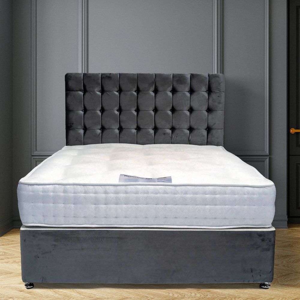 Gold Kingsize Bed including headboard Image